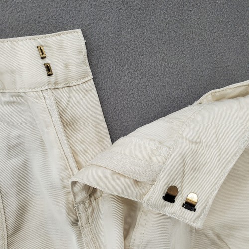 Pantaloncini IVANKA TRUMP kaki taglia 2 beige marrone tasche cargo - Foto 13 di 14