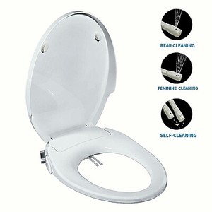 Elongated Toilet Seat Cover with separated Self-Cleaning Knob Bidet Toilet Seat Elongated Toilet Seat Cover with separated Self-Cleaning Knob Bidet Toilet Seat