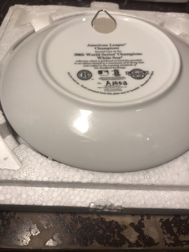 Chicago White Sox American League Champions porcelain plate 2005 world series - Picture 12 of 19