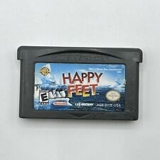 Nintendo Game Boy Advance Happy Feet Tested & Working Authentic Warner Bros 2006
