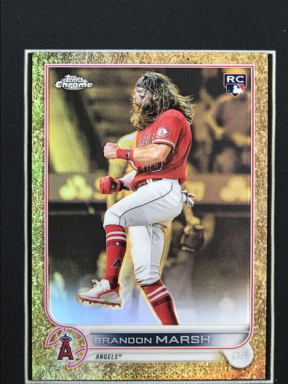 2022 Topps Gilded Collection Chrome RC Rookie #140 Brandon Marsh /99 HD