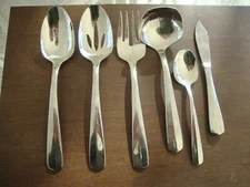 (6) Oneida Equator Stainless Serving Pieces