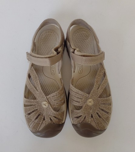 Keen Women's Rose Adjustable Strap Adventure Sandals Brindle/Shitake Size 9 US