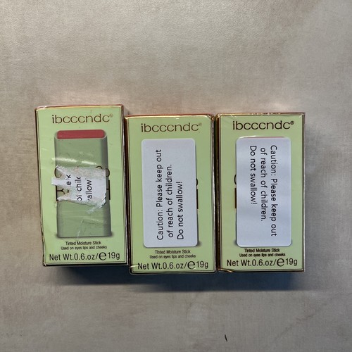 IBCCCNDC 3 colors On The Go Blush Tinted Moisture Stick Use Eyes Lips Cheeks - Picture 6 of 9