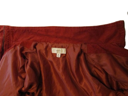Jacket – Corduroy - Jacket By Merona – Size XXL – Fire Orange - (SC700-110) - Picture 14 of 22