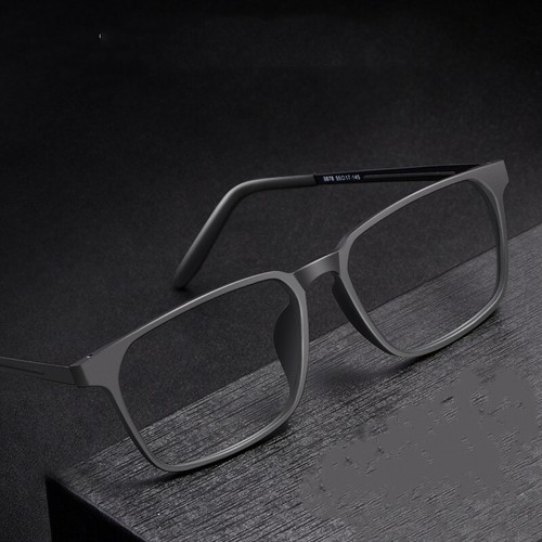 Men Pure Titanium Glasses Frame Full Rim Ultra Light TR Eyeglass Frame Rx-able