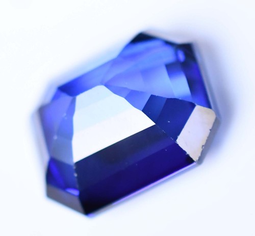 12.15 Ct Natural Blue Ceylon Sapphire AGL Certified Octagon Cut Loose Gemstone - Picture 7 of 7