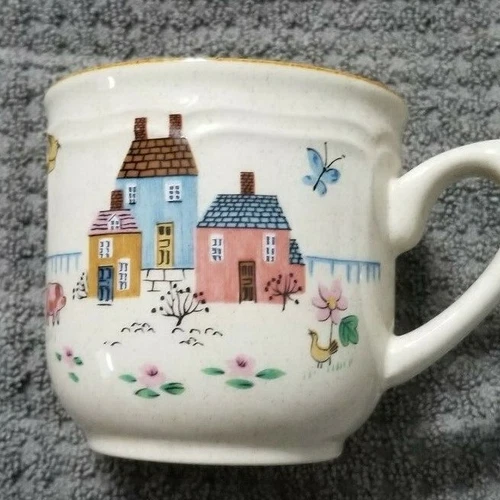  International Stoneware Japan Heartland Farmhouse Coffee Cups