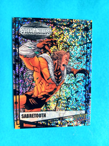 2015 UPPER DECK MARVEL VIBRANIUM SABRETOOTH #11 RAW PARALLEL NMINT-MINT