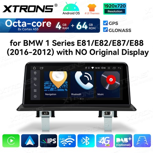 für BMW E87 E81 E82 E88 Autoradio Android 14 4G+64GB 10.25" IPS GPS Navi CarPlay - Bild 3 von 19