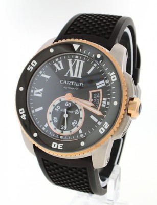 calibre de cartier chronograph watch 42mm steel calibre de cartier chronograph watch 42mm steel