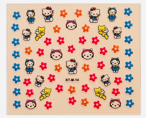 NAIL ART 3-teilig NAGELAUFKLEBER HELLO KITTY - US-VERKÄUFER KOSTENLOSER VERSAND - Bild 23 von 42