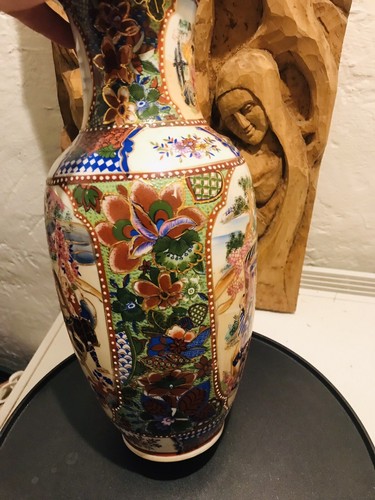 Beautiful Colourful Vase Made In China Height 32cm - Picture 2 of 16