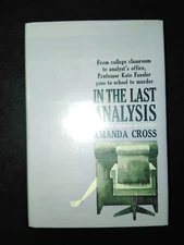 In the Last Analysis by Amanda Cross 1964 HCDJ First Edition