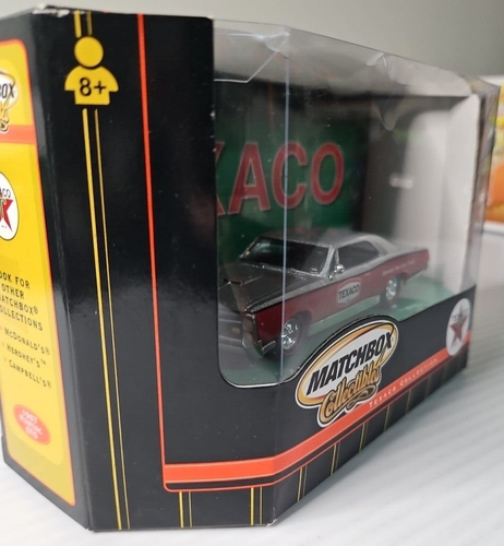 1:43 MATCHBOX COLLECTIBLES 2000 TEXACO 1967 PONTIAC GTO MUSCLE CAR 92458 SILVER - Picture 4 of 18