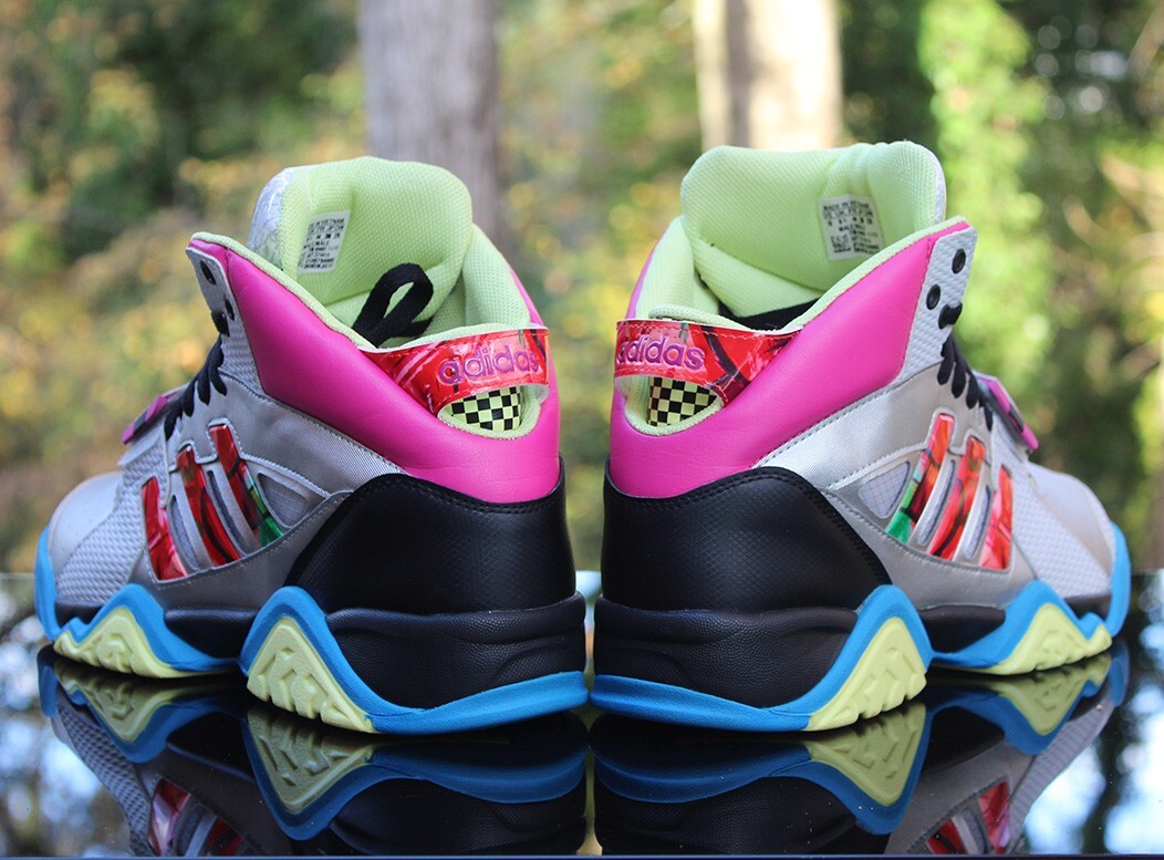 Adidas Streetball 1.5 Men's Size 10 Metallic Silver Magenta