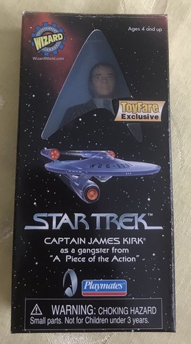 Star Trek Captain James Kirk as Gangster Playmates Toyfare Exclusive 1999 - Picture 5 of 5