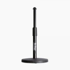 On-Stage DS7200B Round Base Adjustable Desktop Microphone Stand - Black