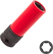 17mm Lug Nut Socket Flower Design Replacement for Mercedes Benz 4218 W221 H2C7