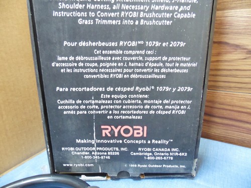 Ryobi 1079r & 2079r Brush Cutter Kit Complete Blade Metal Guard Grass Shield - Picture 8 of 17