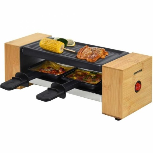 Syntrox Biel Raclette Grill und heißer Stein mit Wechselplatten für 2 Personen - Bild 3 von 6