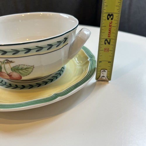 Villeroy Boch French Garden Fleurence Flat Cream Soup Cup/Bowl + Saucer, 8 Avail - Picture 14 of 14