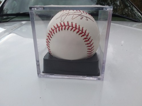 Signierter Baseball mit Hülle Frank Thomas #35 White Sox Sport MLB Sammlerstück Deko - Bild 3 von 6