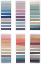 1200pcs Morandi Sticky Note Tabs Colored Translucent Writable Page Marker Strips