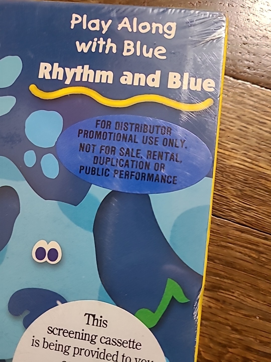 Blues clues rhythm and blue vhs 1999 for sale online ebay