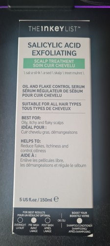 The Inkey List Salicylic Acid Exfoliating Scalp Treatment 150ml BNIB RRP £14.99