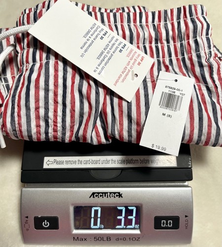 Old Navy Kids Unisex Shorts Matching Stripes Swim Trunks Textured Seersucker NWT - Picture 14 of 18