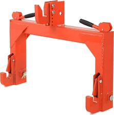 3 Point Quick Hitch 3000 Lbs Adaptation to Category 1 & 2 Tractor 3-Pt Attachmen