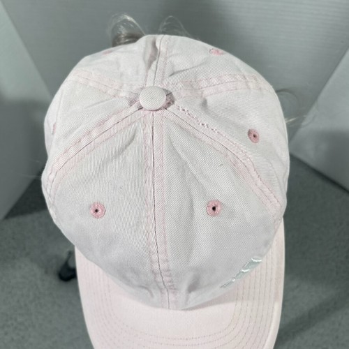 Adidas Hat Cap Strap Back Adjustable Pink Logo Baseball Golf Girls Kids Youth - Picture 8 of 13