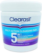 Clearasil 5 In 1 Multi-Action Cleansing Pads 65 Pack X 1