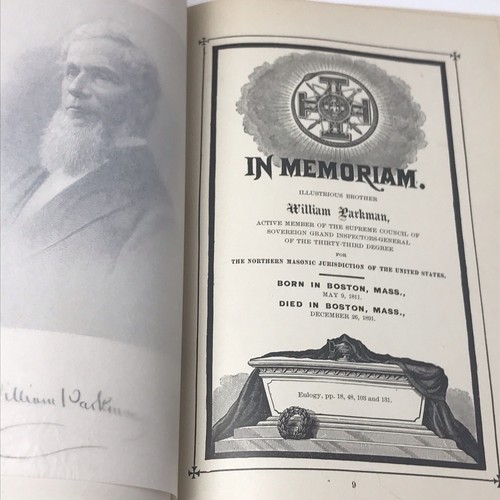 Proceedings of the Supreme Council Scottish Rite 1892 Hardcover Masonic - Picture 7 of 12