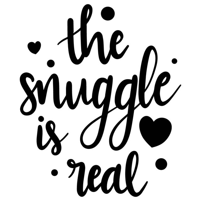 The Snuggle is Real Vinyl Wall Graphic Decal Sticker eBay