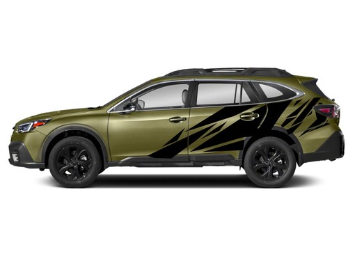 Back side geometrical graphics stickers decal compatible with Subaru Outback - Picture 5 of 15