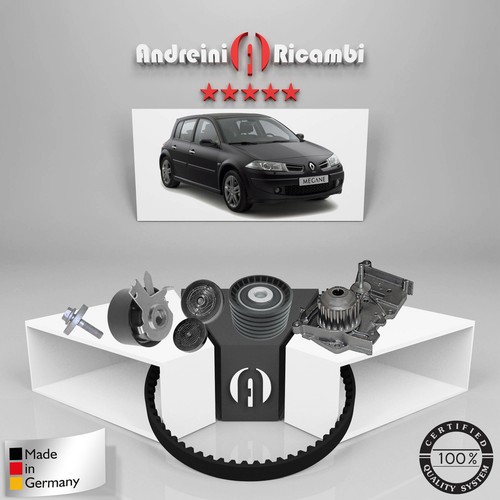 KIT DISTRIBUZIONE + POMPA ACQUA RENAULT MEGANE II 1.4 16V 72KW 98CV 2008 -> - Foto 2 di 2