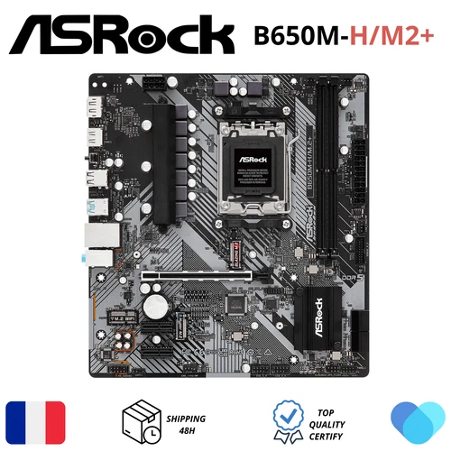 ASRock B650M-H/M.2+ AM5 DDR5 Carte mère