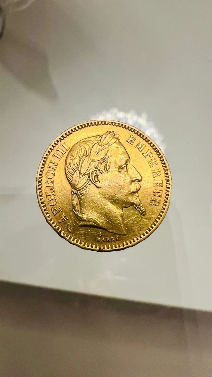 Gold 1864 年法国硬币| eBay