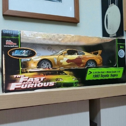 fast & furious 1993 toyota supra gold NIB  Ertl - Picture 1 of 15