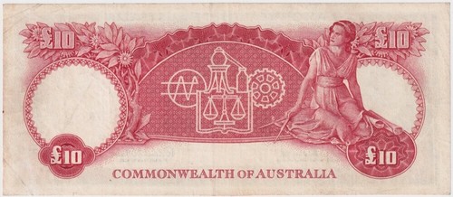 1960 Ten Pound Coombs/Wilson R63 good VF - Picture 2 of 2