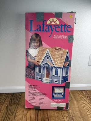 #ad #ad VTG 1990s Dura Craft Lafayette Dollhouse Mansions in Miniature Original OpenBox $65.99