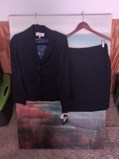 Jones New York Woman  s 2 Piece Skirt Suit 6p NWT