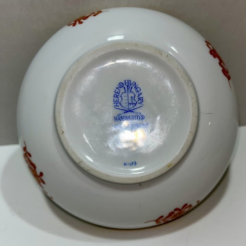 Herend Hungary Chinese Bouquet Rust Trinket Box Dish BOTTOM ONLY - Picture 4 of 6