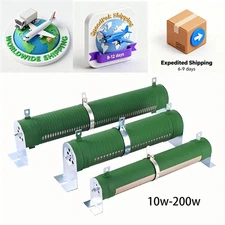 Adjustable 10W 20W 30W 50W 200W Wire Wound Variable Resistor Ceramic Rheostat