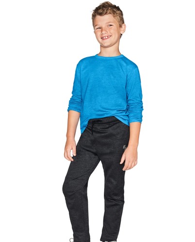 Boys' Sport Knit Performance Pants, Black, X-Small - Picture 4 of 4