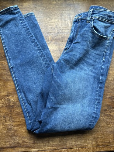 JEANS SKINNY AMERICAN EAGLE Next Level denim elasticizzato donna tg 6 antistressed - Foto 4 di 6