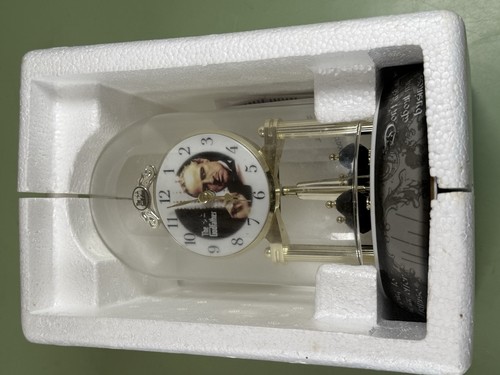 The Godfather Ceramic Glass Covered Revolving Pendulum Clock 2009 Paramount Pics - Picture 6 of 14