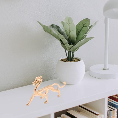  Chinesische Dekoration Drache Handwerk Statue Statuen Büro Spielzeug Ornamente - Bild 10 von 12